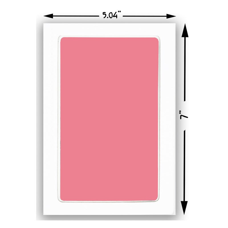 Tiny Gifts Extra Large Clean Touch Ink Pad for Baby Handprints and Footprints - Inkless Infant Hand & Foot Stamp - Safe for Babies, Doesn’t Touch Skin - Perfect Family Memory or Gift by Tiny Gifts, Pink - Image 2